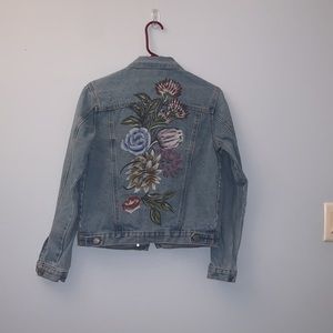Painted denim jacket